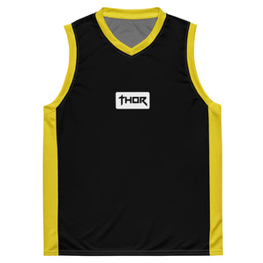 Thor Basketball Vest #3 | Black & Gold | Unisex