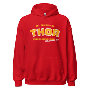 Red & Yellow Thor Legends Hoodies