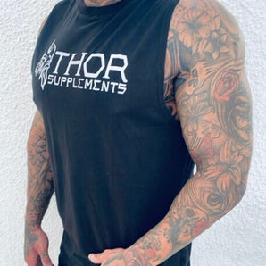 Thor Sleeveless Tee | Black