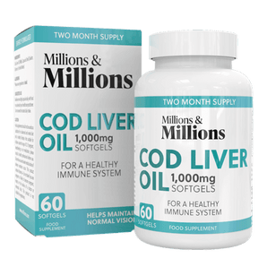 Cod Liver Oil | 1000mg | 60 Softgels