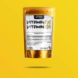 Vitamin D3 & K2 | High Strength | 120 Tablets