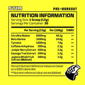 Stim Pre | Beast Pharm | 30 Servings