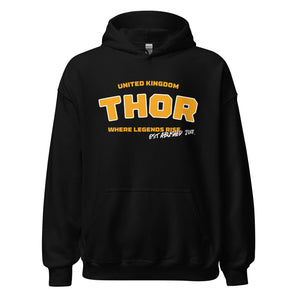 Black & Yellow Thor Legends Hoodies