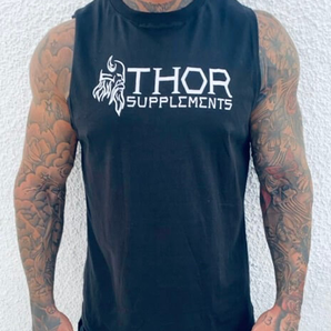 Thor Sleeveless Tee | Black